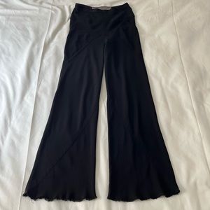 Rick owens bias pants in black